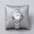 Cartier Women’s Elegant Quartz Watch (BZ-SS09) - Silver Roman Dial