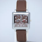 VITZ Stylish Men’s Quartz Watch (BZ-FD10) – Square Grey Dial