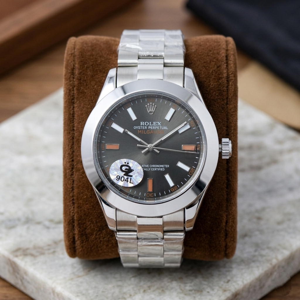 Rolex Oyster Perpetual Milgauss Men's Semi-Automatic Watch (BZ-ES40) - Blue Dial