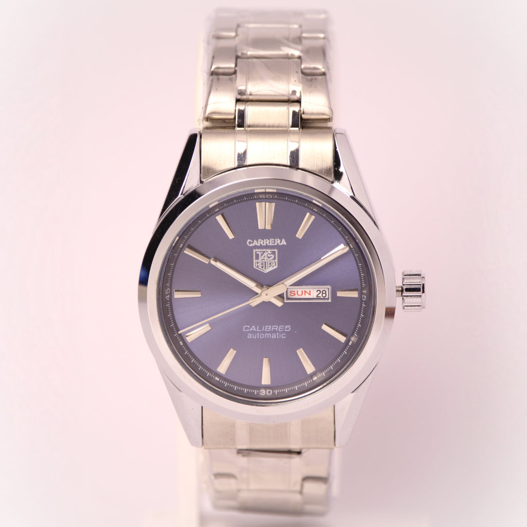 TAG Heuer Carrera Calibre 5 Men’s Watch (BZ-ES02) – Deep Blue Dial