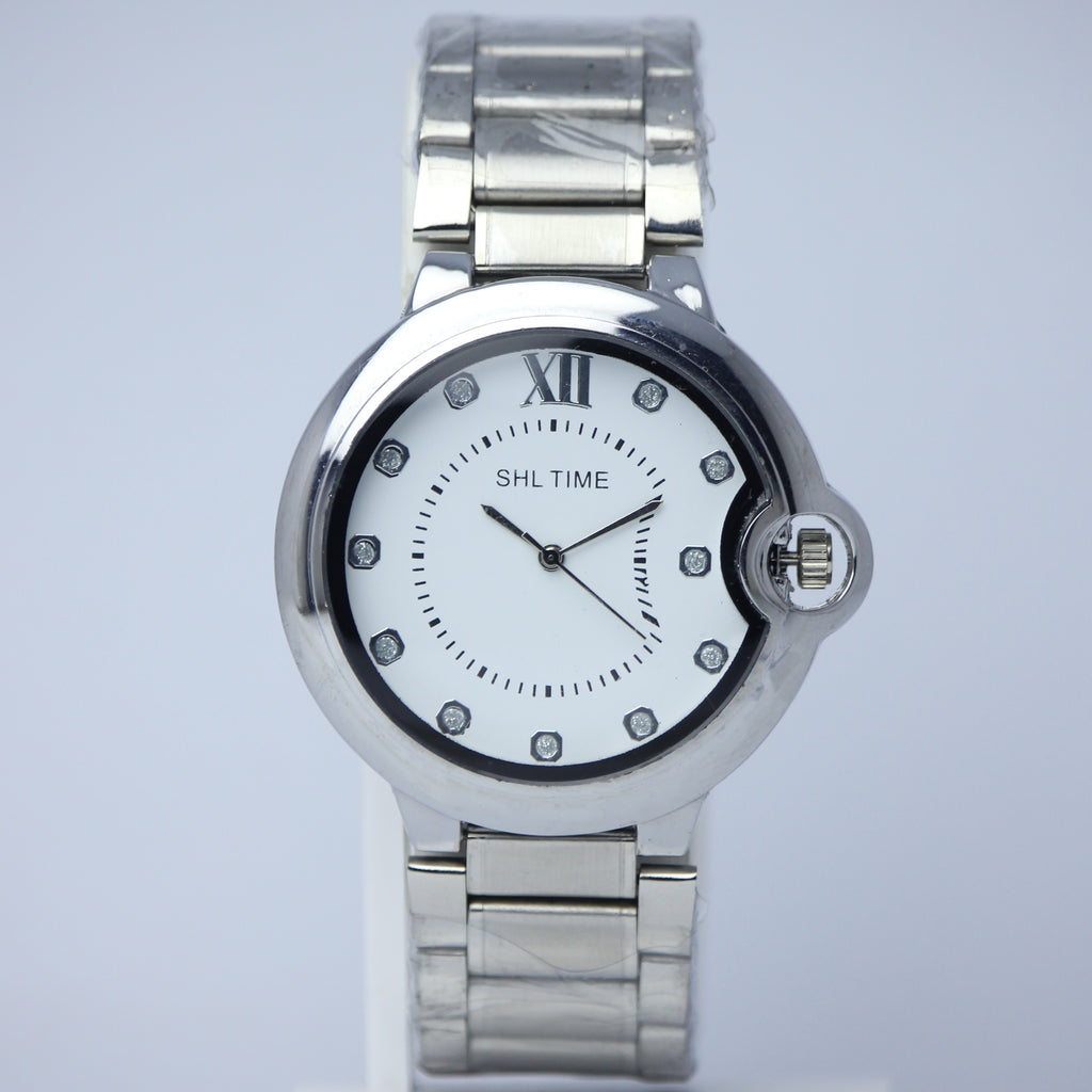 SHL TIME Men’s Stainless Steel Quartz Watch (BZ-ES31) – Roman Numeral