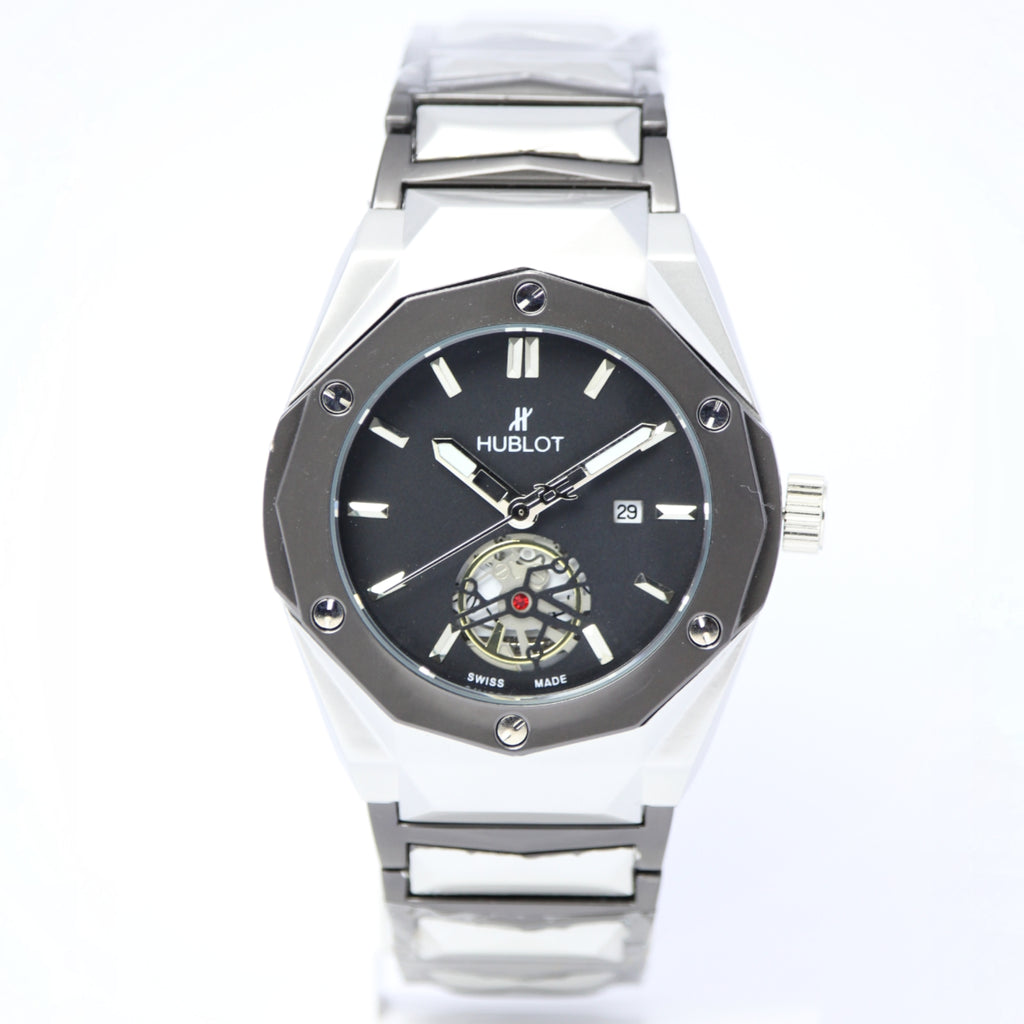 Hublot Classic Semi-Automatic Men’s Watch (BZ-ES05) – Black Dial