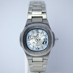 Rick Men’s Quartz Watch (BZ-ES013) – Sky Blue Dial Stainless Steel