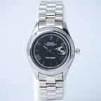 Rolex Oyster Perpetual Datejust Men’s Watch (BZ-ES014) – Black Dial Stainless Steel