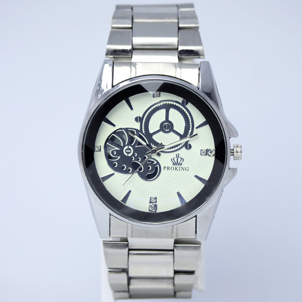 PROKING Men’s Quartz Watch (BZ-ES26) – Diamond Cut Glass