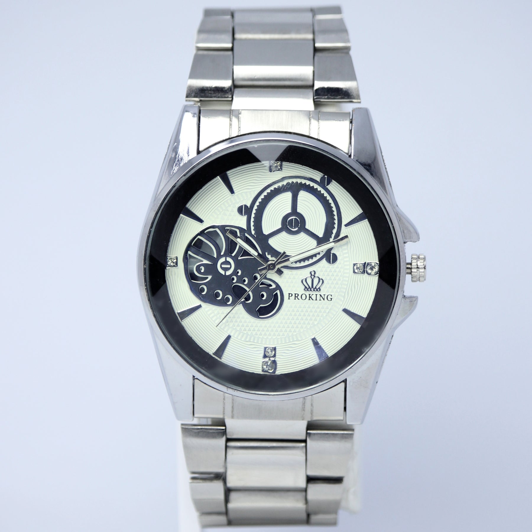 PROKING Men’s Quartz Watch (BZ-ES26) – Diamond Cut Glass