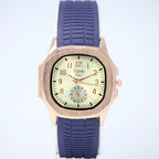 TOMI SHL Men’s Quartz Watch (BZ-FD15) – Teal Dial with Black Case