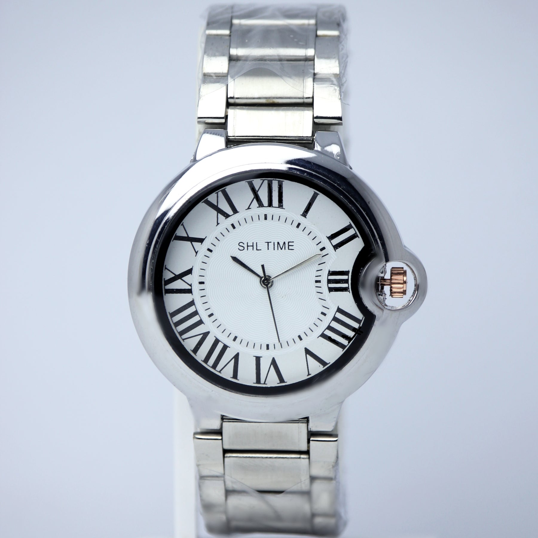 SHL TIME Men’s Stainless Steel Quartz Watch (BZ-ES31) – Roman Numeral