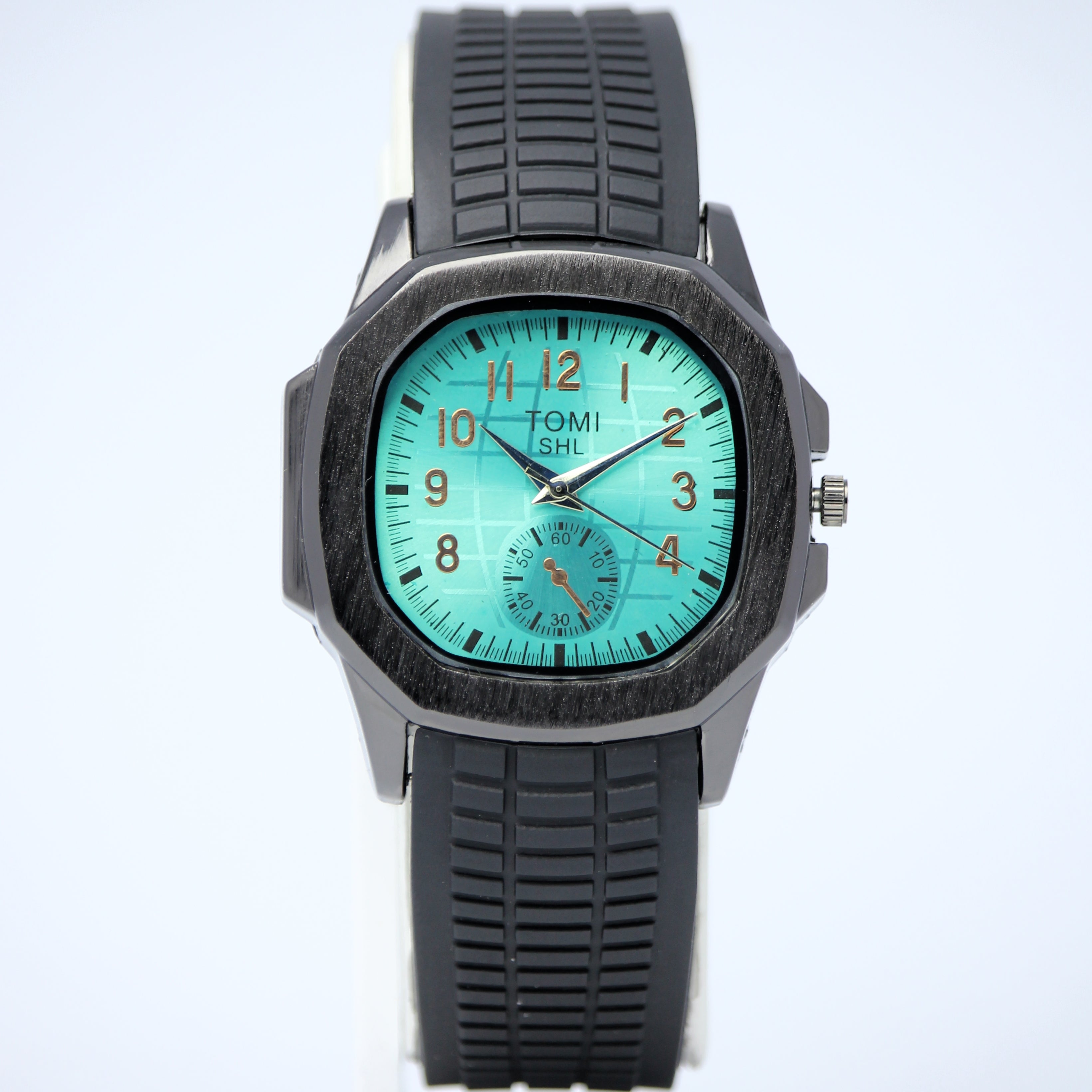 TOMI SHL Men’s Quartz Watch (BZ-FD15) – Cream Dial with Rose Gold Case