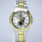 UK Collection Men’s Two-Tone Quartz Watch (BZ-ES34) – Silver Gold Dial