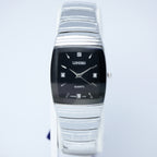 LONGBO 9163 Men’s Quartz Watch (BZ-ES25) – Black Dial Stainless Steel