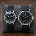 Crystal Time Quartz Couple Set (BZ-HH08) – Black Textured Dial