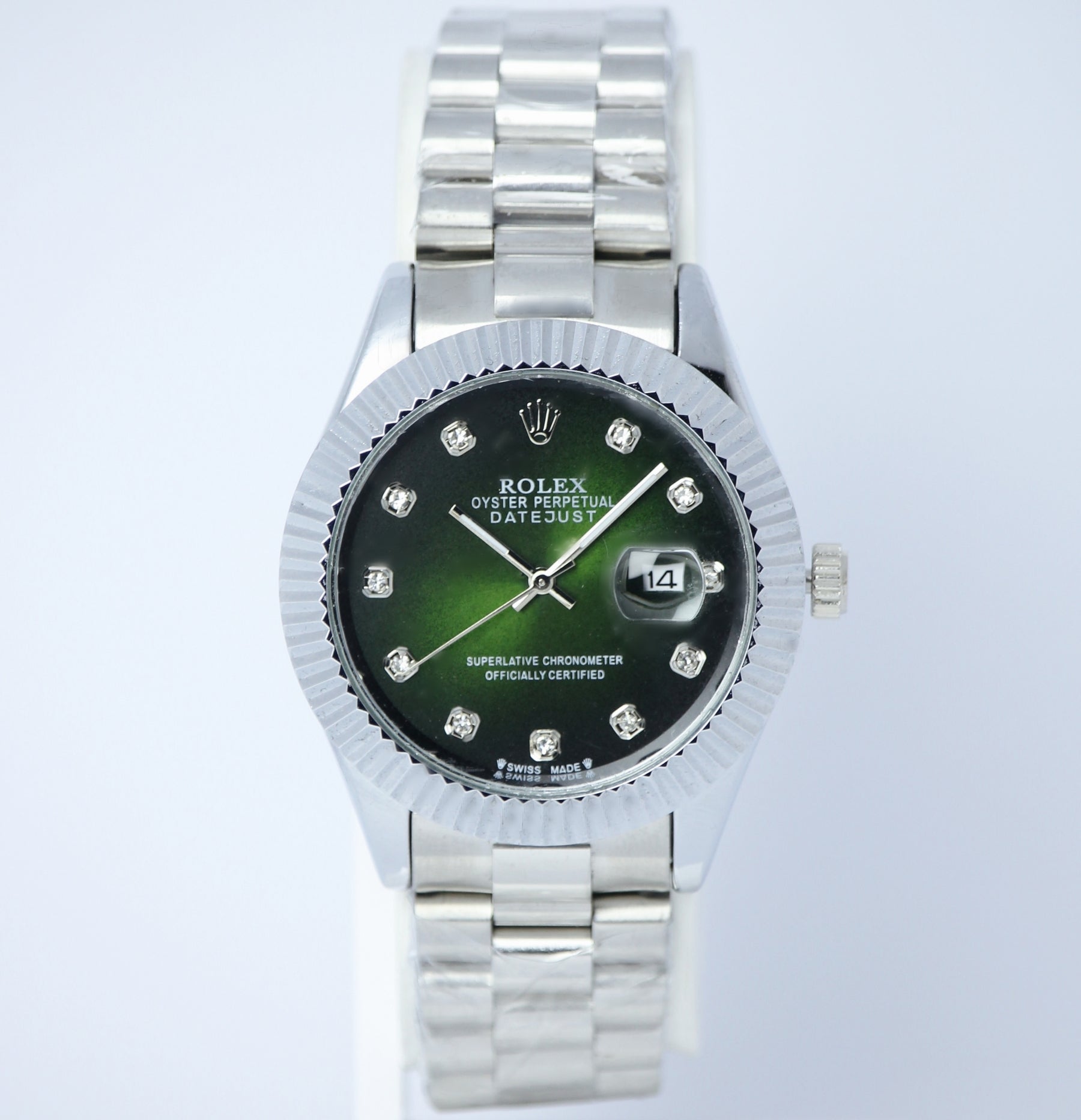 Rolex Oyster Perpetual Datejust Men’s Watch (BZ-ES015) – Gold Dial with Gold Case