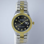 Rolex Oyster Perpetual Datejust Men’s Watch (BZ-ES015) – Green Dial with Gold Case
