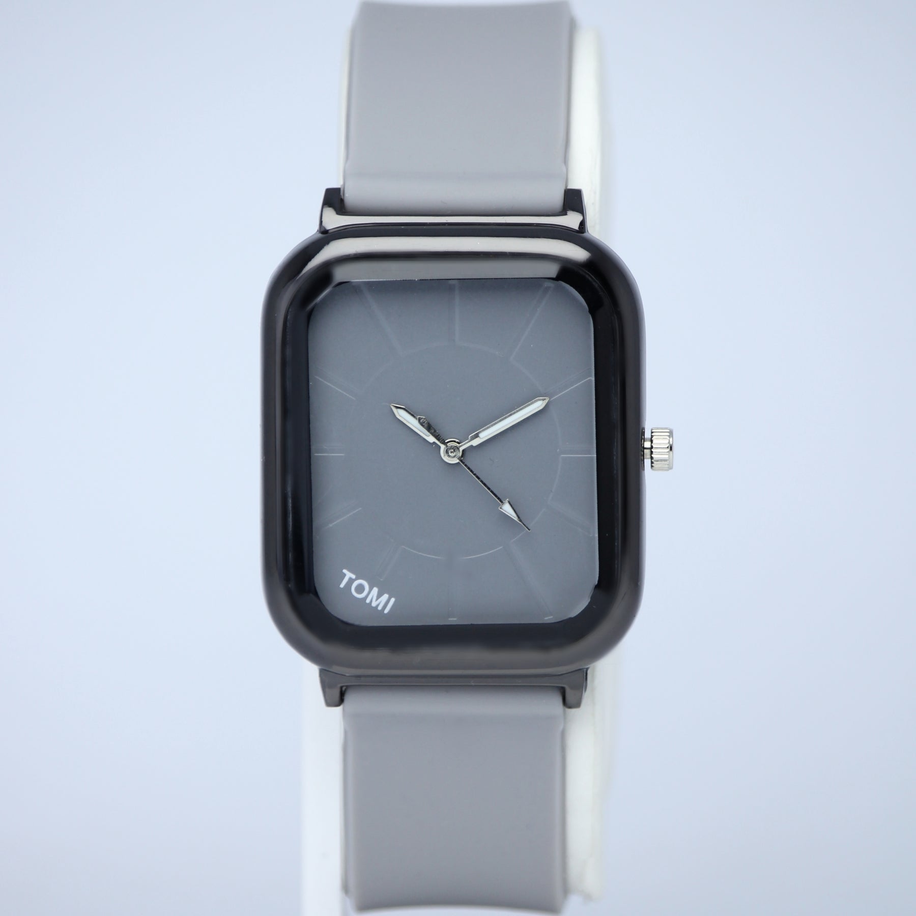 TOMI Men’s Modern Quartz Watch (BZ-FD09) – Square Black Dial