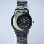 ROLEX Men’s Quartz Watch (BZ-ES29) – Black Dial Stainless Steel