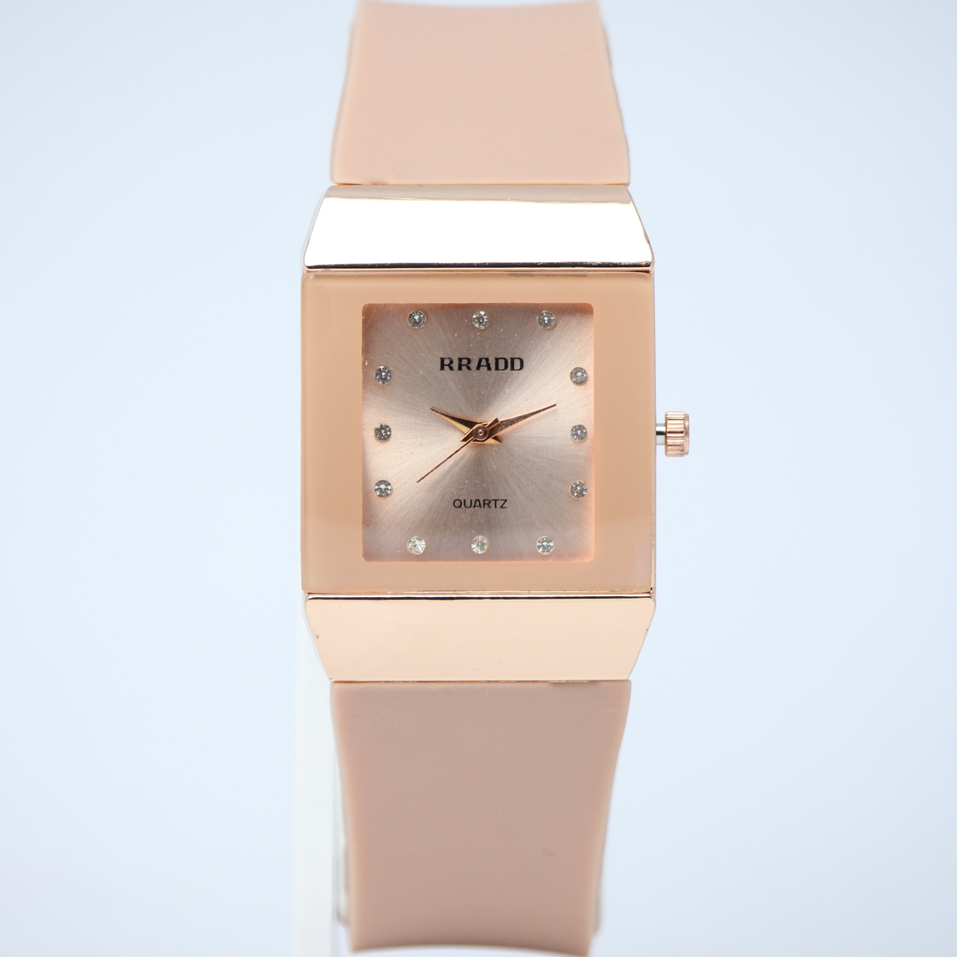 RRADD Women’s Quartz Watch (BZ-F04) – Rose Gold Square Dial