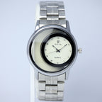 ROLEX Men’s Quartz Watch (BZ-ES29) – Black Dial Stainless Steel