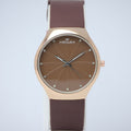 Xenlex Men’s Quartz Watch (BZ-FD13) – Brown Dial