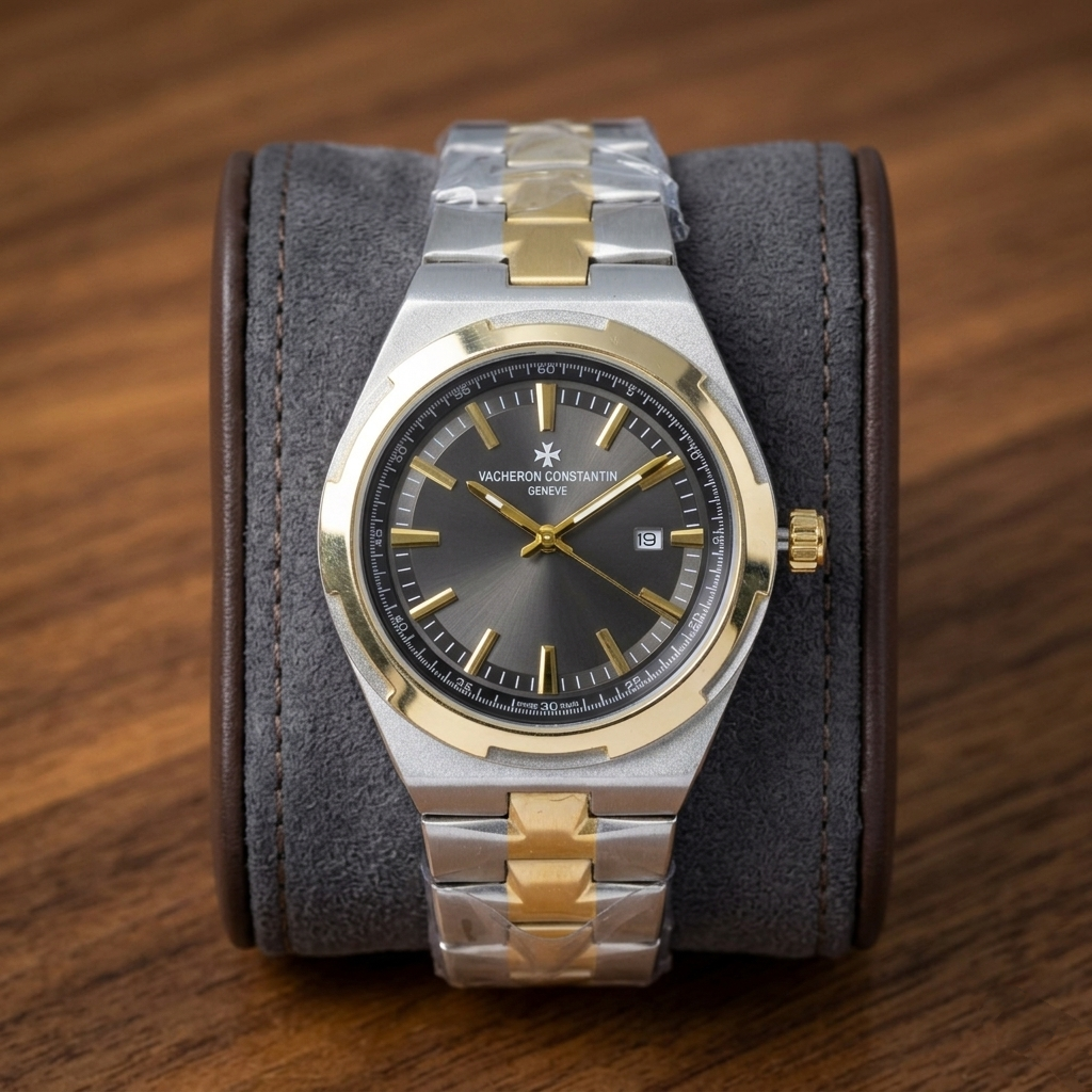 Vacheron Constantin Semi-Automatic Men’s Watch (BZ-ES01) - Two Tone Bracelet