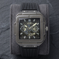 Hublot Men’s Quartz Watch (BZ-FD16) - Black Square Dial