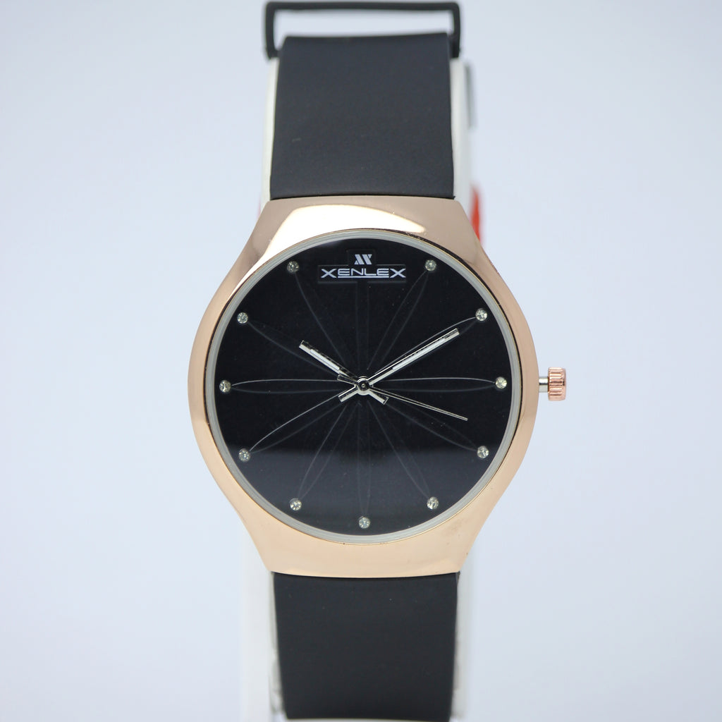 Xenlex Men’s Quartz Watch (BZ-FD13) – Black Dial