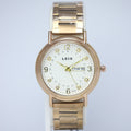 LEIX Men's Quartz Watch (BZ-ES23) - White Dial with Date & Day