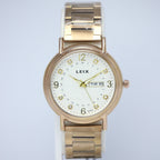 LEIX Men's Quartz Watch (BZ-ES23) - White Dial with Date & Day