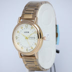 LEIX Men's Quartz Watch (BZ-ES23) - White Dial with Date & Day