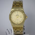 RICK Men's Quartz Watch (BZ-ES39) - Gold | Stainless Steel