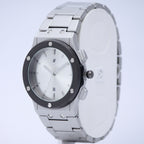 Hublot Men’s Quartz Watch (BZ-ES10) – Silver Dial Stainless Steel