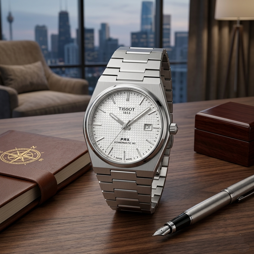 Tissot PRX Powermatic 80 Men’s Watch (BZ-ES04) – Silver Dial