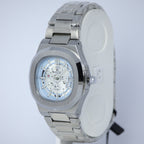 Rick Men’s Quartz Watch (BZ-ES013) – Sky Blue Dial Stainless Steel