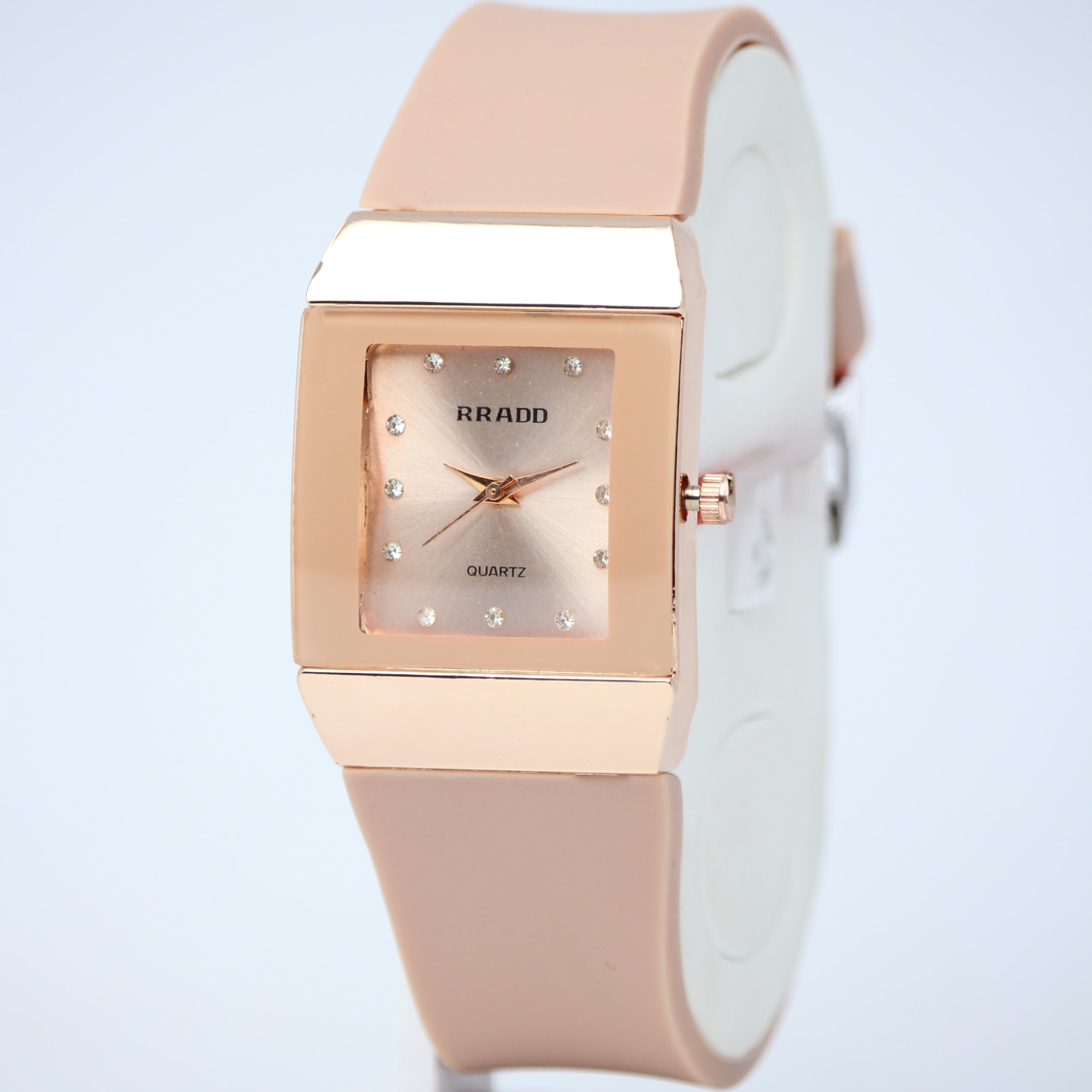 RRADD Women’s Quartz Watch (BZ-F04) – Rose Gold Square Dial