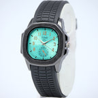 TOMI SHL Men’s Quartz Watch (BZ-FD15) – Teal Dial with Black Case