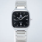Dearno Men’s Quartz Watch (BZ-ES43) - Black Square Dial with Date