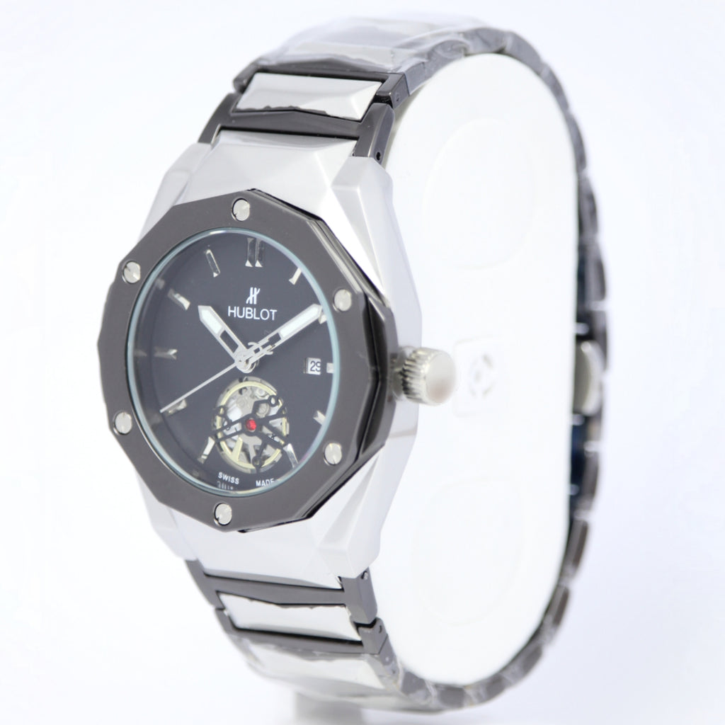 Hublot Classic Semi-Automatic Men’s Watch (BZ-ES05) – Black Dial