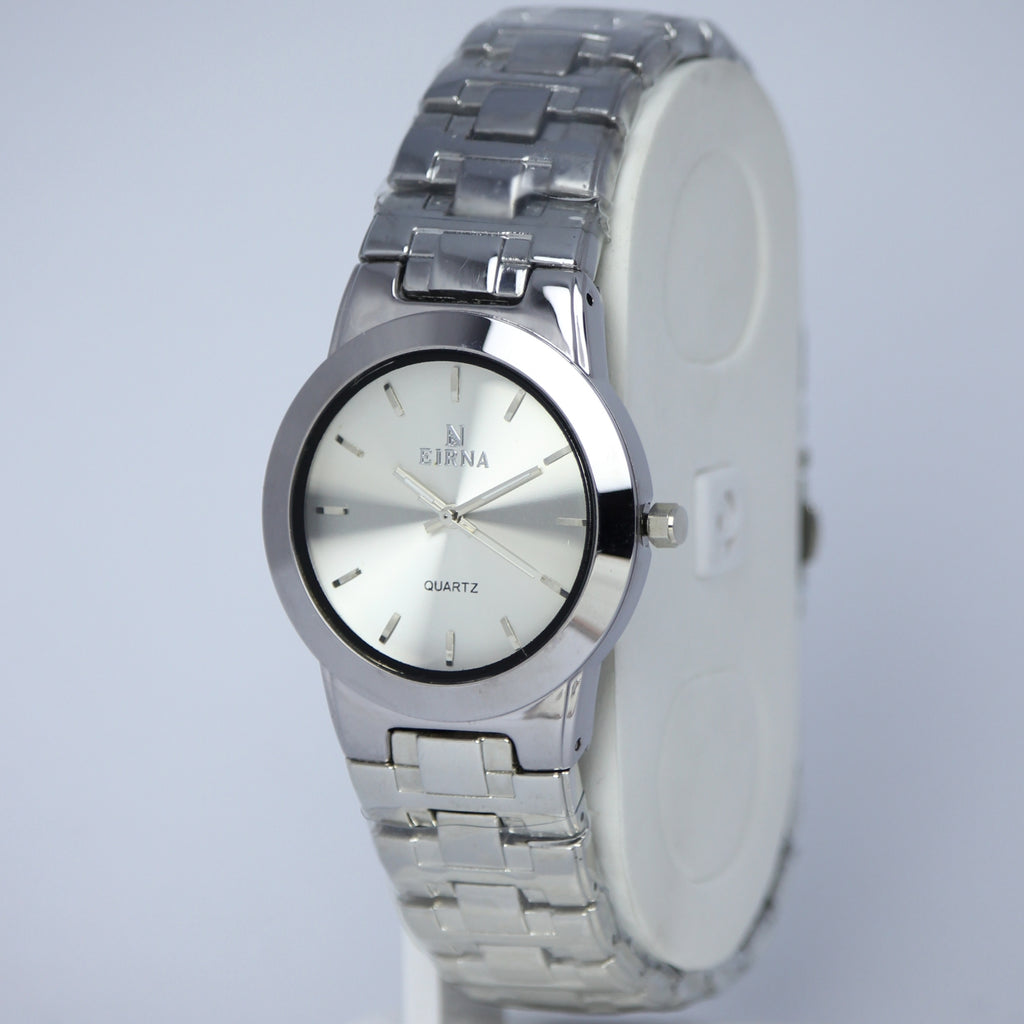 MSETA EIRNA Men’s Quartz Watch (BZ-ES17) – Silver Dial Stainless Steel