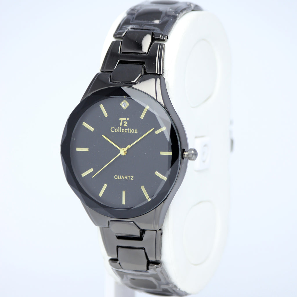 T2 Collection Men’s Quartz Watch (BZ-ES32) – Black Dial