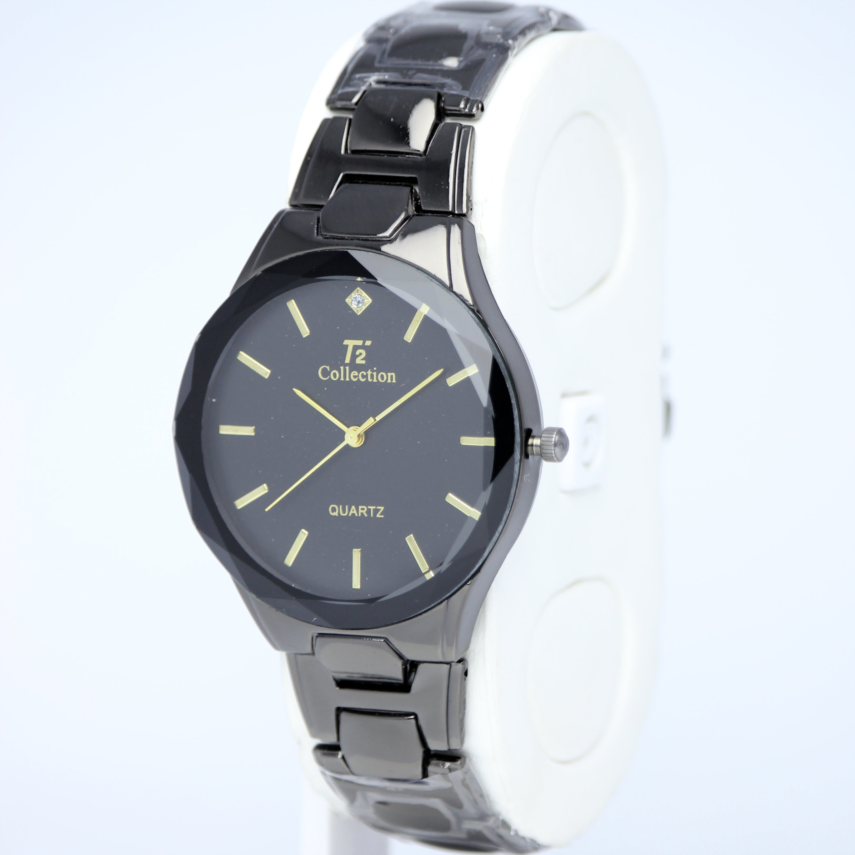 T2 Collection Men’s Quartz Watch (BZ-ES32) – Black Dial