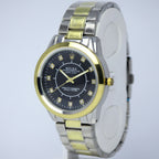 ROLEX Men’s Two Tone Watch (BZ-ES30) - Black Dial Stainless Steel