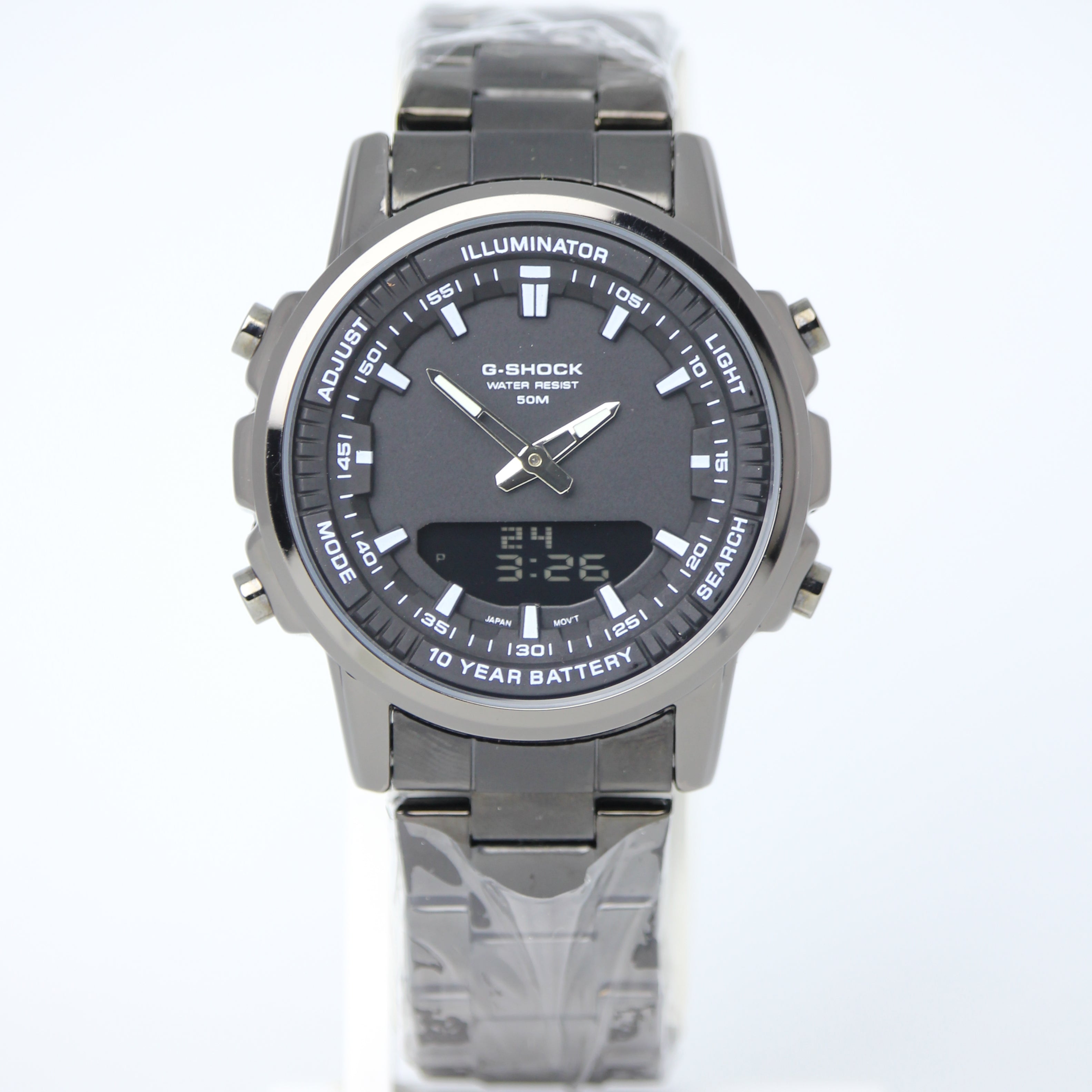 G-Shock Black Edition Analog Digital Men’s Watch (BZ-ES42) - World Clock