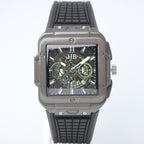 Hublot Men’s Quartz Watch (BZ-FD16) - Black Square Dial