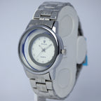 ROLEX Men’s Quartz Watch (BZ-ES29) – White Dial Stainless Steel