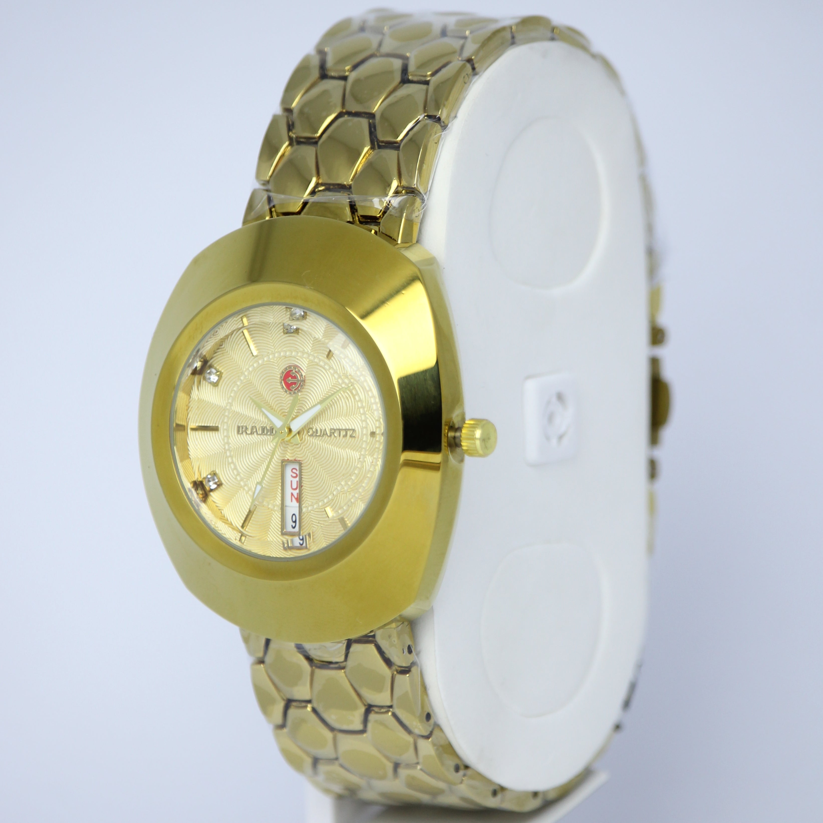 Rado Quartz Men’s Watch (BZ-ES16) – Gold Edition Stainless Steel