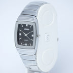 LONGBO 9163 Men’s Quartz Watch (BZ-ES25) – Black Dial Stainless Steel