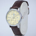 Rolex Leather Strap Men’s Watch (BZ-FD05) with Date – Brown
