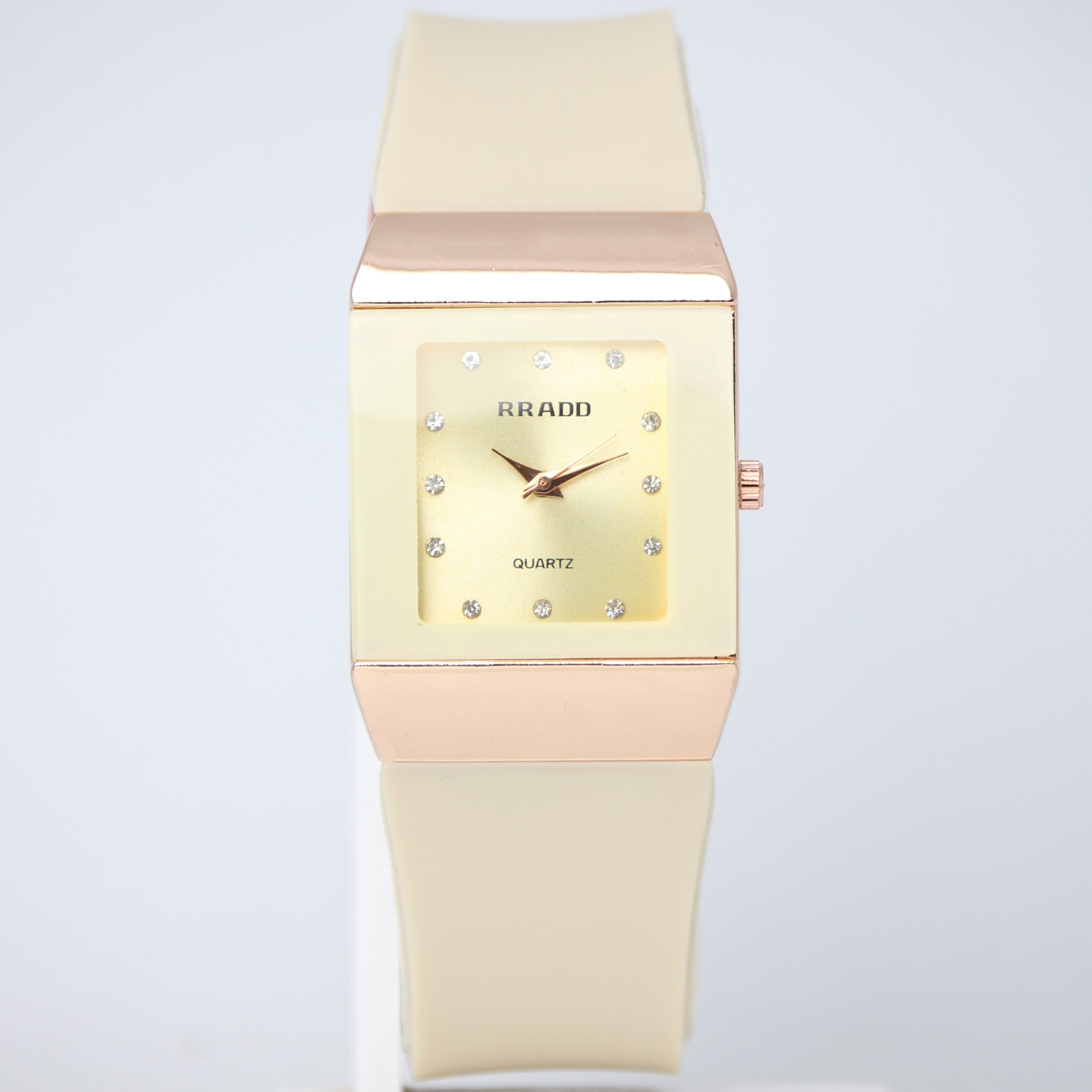 RRADD Women’s Quartz Watch (BZ-F04) – Cream Square Dial