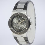 Hublot Men’s Quartz Watch (BZ-ES10) – Gray Dial Stainless Steel