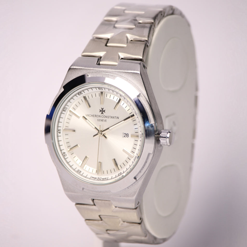 Vacheron Constantin Genève Semi-Automatic Men’s Watch (BZ-ES01) - Silver